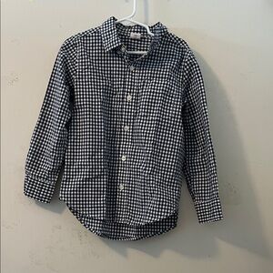 Baby Gap Toddler Boys Size 5T Gingham button up.  100% cotton